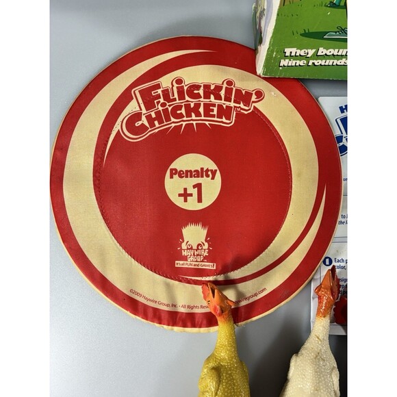 Flickin Chicken Game 2009 Haywire Group Indoor/Outdoor Game Complete - Picture 3 of 12